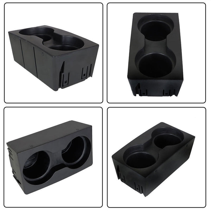 DURAFORCE 2PCS Center Console Cup Holder For 2011-2016 Ford F250 F350 Super Duty