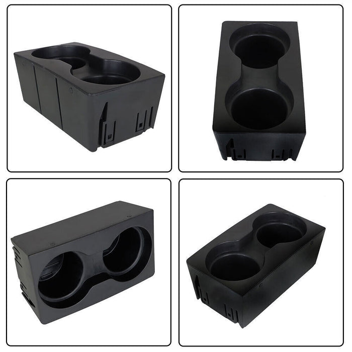 DURAFORCE 2PCS Center Console Cup Holder For 2011-2016 Ford F250 F350 Super Duty