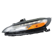 DURAFORCE Left Side Headlight For 2014-18 Jeep Cherokee Halogen W/DRL And Ballast