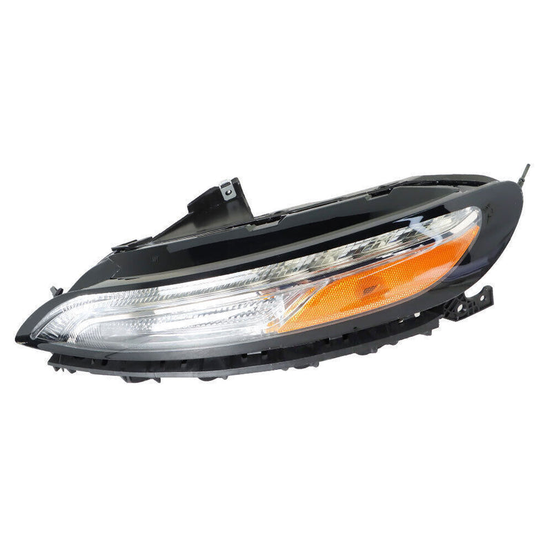 DURAFORCE Left Side Headlight For 2014-18 Jeep Cherokee Halogen W/DRL And Ballast