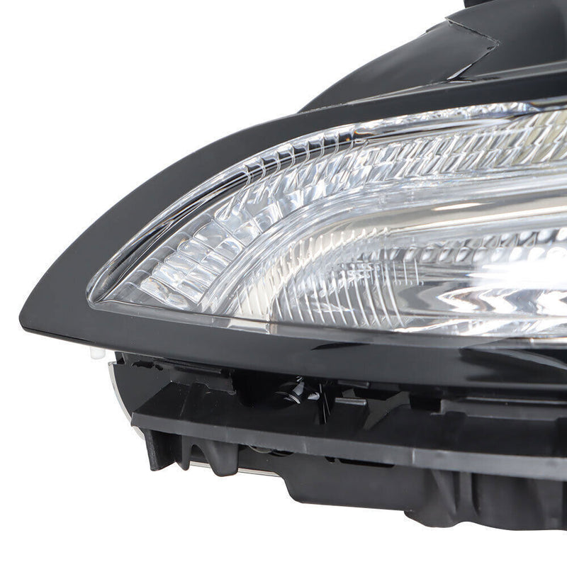 DURAFORCE Left Side Headlight For 2014-18 Jeep Cherokee Halogen W/DRL And Ballast