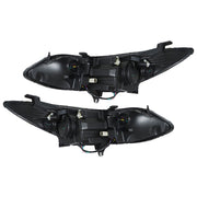 DURAFORCE Left+Right Headlights For 2016-2018 Chevy Cruze Halogen w/ LED DRL Clear