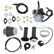 DURAFORCE PZ19 Carburetor 19mm Air Filter Kit For 110cc 125cc 50cc 70cc Pit Dirt Bike
