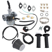 DURAFORCE PZ19 Carburetor 19mm Air Filter Kit For 110cc 125cc 50cc 70cc Pit Dirt Bike