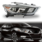DURAFORCE Right Headlight For 2016-2018 Nissan Maxima S SL SV Halogen w/LED DRL