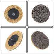DURAFORCE 2Inch Coarse Surface Conditioning Discs Roll Lock Die Grinder Sanding Pads 50Pcs