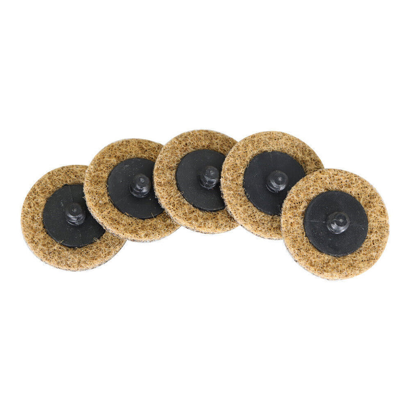 DURAFORCE 2Inch Coarse Surface Conditioning Discs Roll Lock Die Grinder Sanding Pads 50Pcs