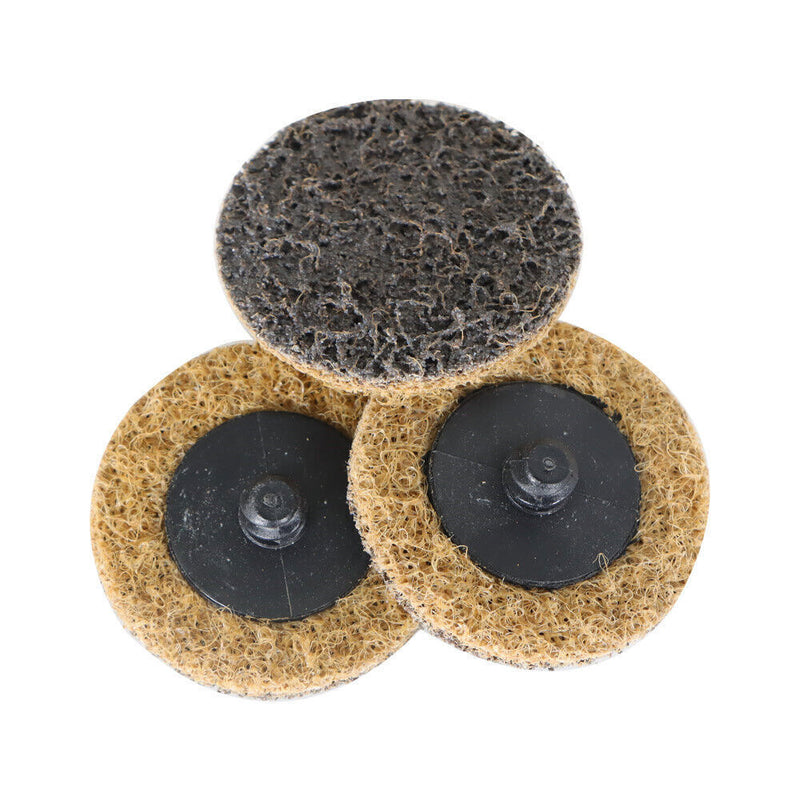 DURAFORCE 2Inch Coarse Surface Conditioning Discs Roll Lock Die Grinder Sanding Pads 50Pcs