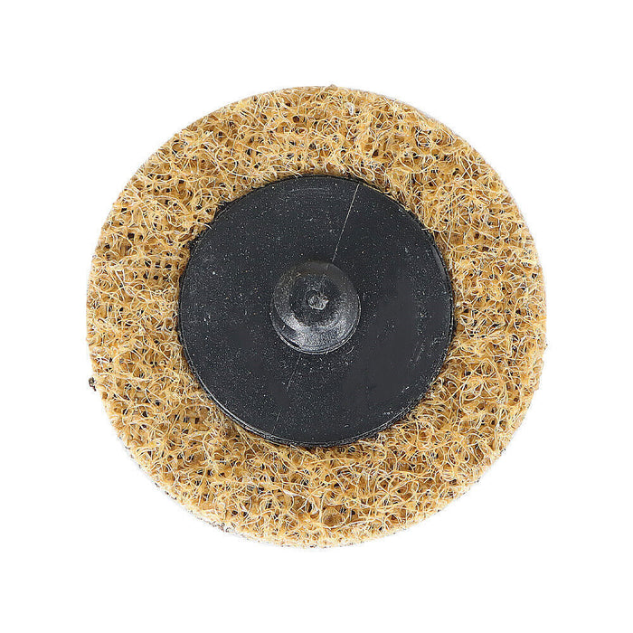 DURAFORCE 2Inch Coarse Surface Conditioning Discs Roll Lock Die Grinder Sanding Pads 50Pcs