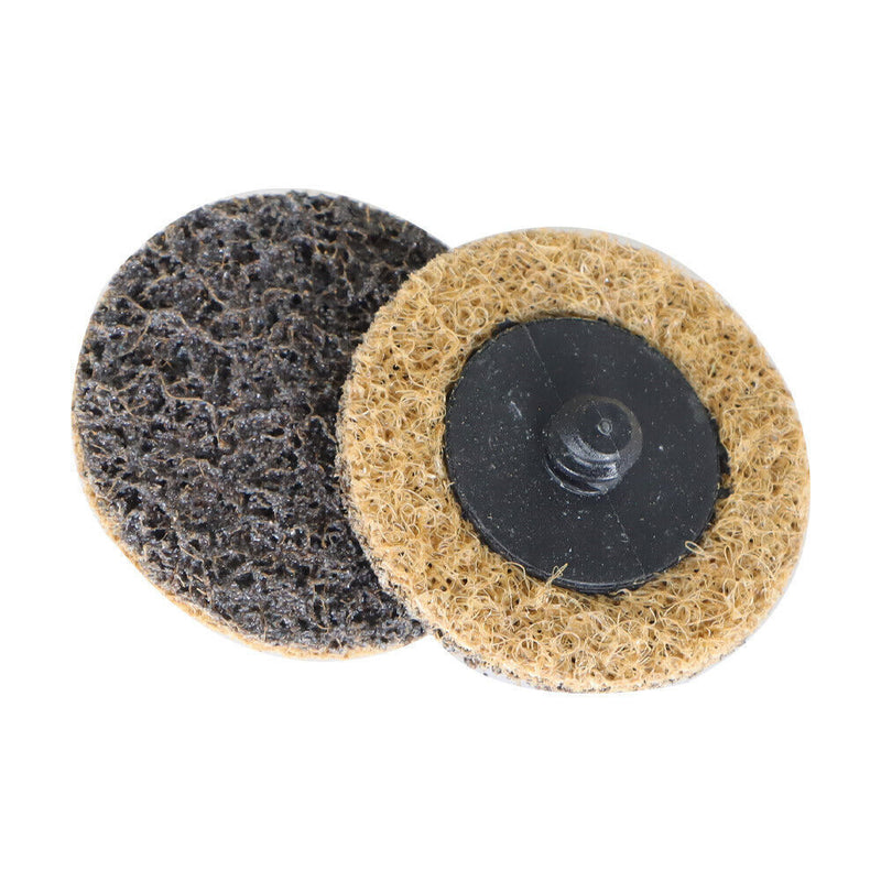 DURAFORCE 2Inch Coarse Surface Conditioning Discs Roll Lock Die Grinder Sanding Pads 50Pcs