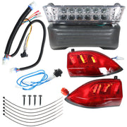 DURAFORCE FULL LED Headlight Tail Light Kit 04-08 FOR CLUB CAR Precedent Golf Cart