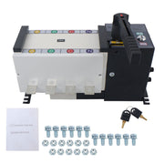 DURAFORCE Automatic Transfer Switch 250A 4-Poles AC 110V 220V Grid to Generator Industrial