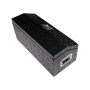 DURAFORCE 30" x 13"x13" Black Aluminum Underbody Tool Box For Truck Pickup Trailer