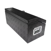 DURAFORCE 30" x 13"x13" Black Aluminum Underbody Tool Box For Truck Pickup Trailer