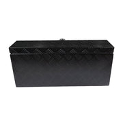 DURAFORCE 30" x 13"x13" Black Aluminum Underbody Tool Box For Truck Pickup Trailer