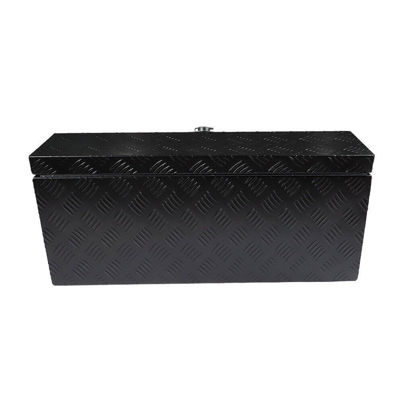 DURAFORCE 30" x 13"x13" Black Aluminum Underbody Tool Box For Truck Pickup Trailer