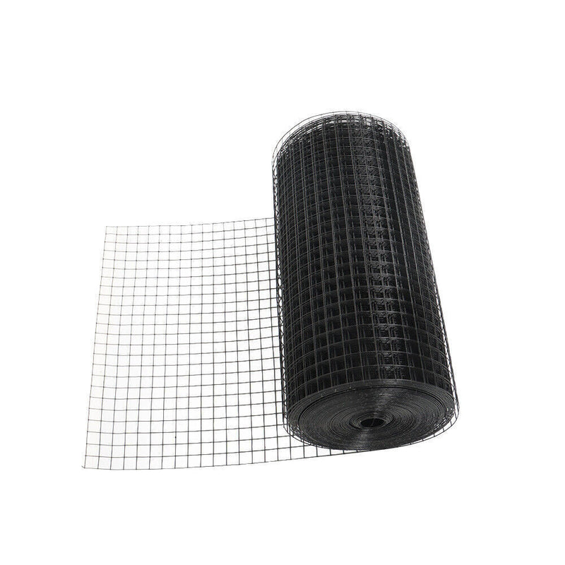 DURAFORCE 24"x100' Hardware Cloth Welded Wire Fence Vinyl Coated W/ Glove And Plier 1 Poll