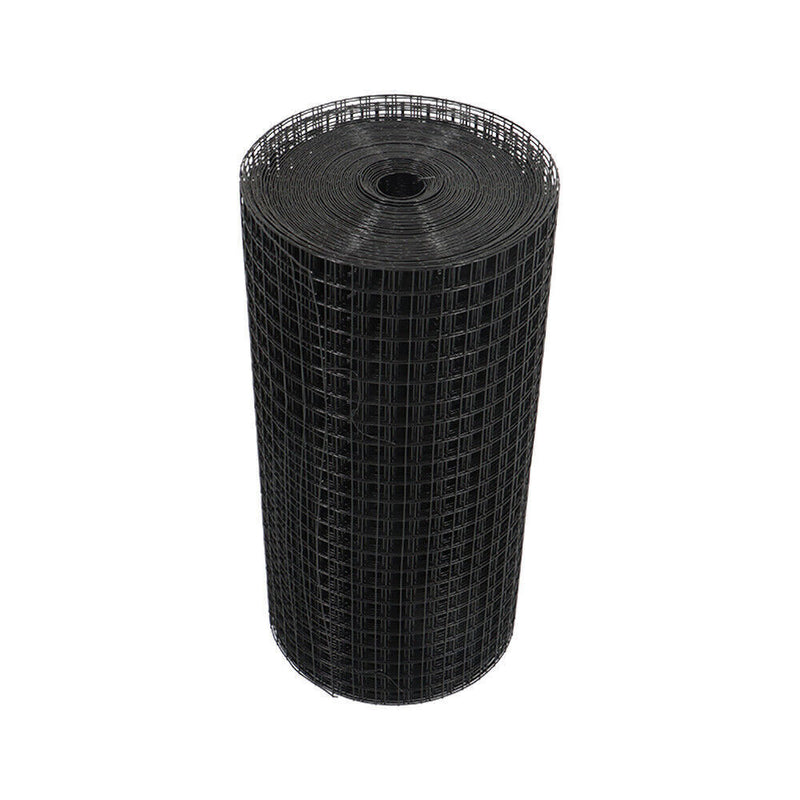 DURAFORCE 24"x100' Hardware Cloth Welded Wire Fence Vinyl Coated W/ Glove And Plier 1 Poll