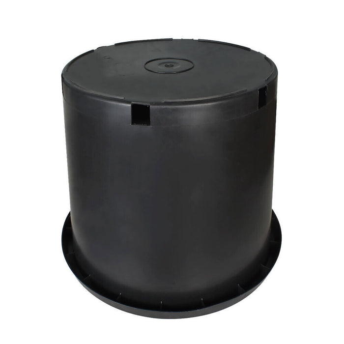 DURAFORCE 10 Pack 15 Gallon Plastic Nursery Pots Heavy Duty Garden Plant Nutrition Pots