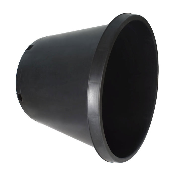 DURAFORCE 10 Pack 15 Gallon Plastic Nursery Pots Heavy Duty Garden Plant Nutrition Pots