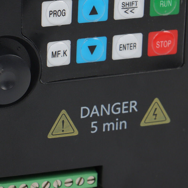 DURAFORCE 3HP 2.2KW Variable Frequency Drive VFD for 3-Phase Motor Speed Control