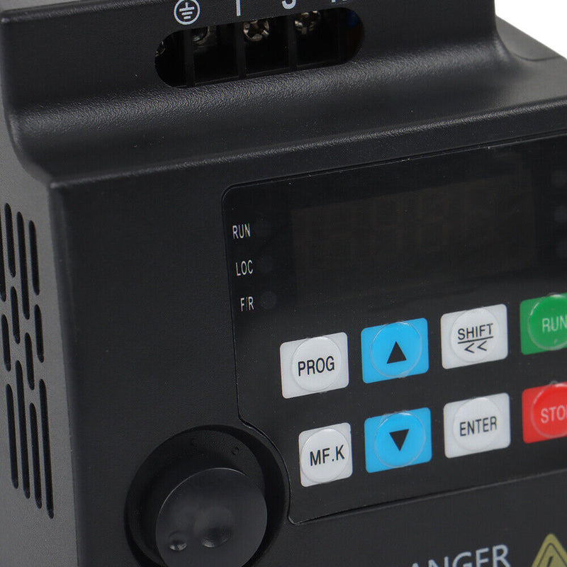 DURAFORCE 3HP 2.2KW Variable Frequency Drive VFD for 3-Phase Motor Speed Control