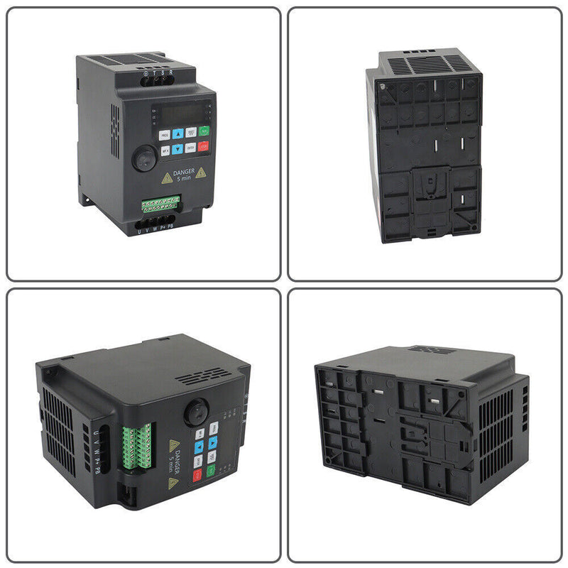 DURAFORCE 3HP 2.2KW Variable Frequency Drive VFD for 3-Phase Motor Speed Control