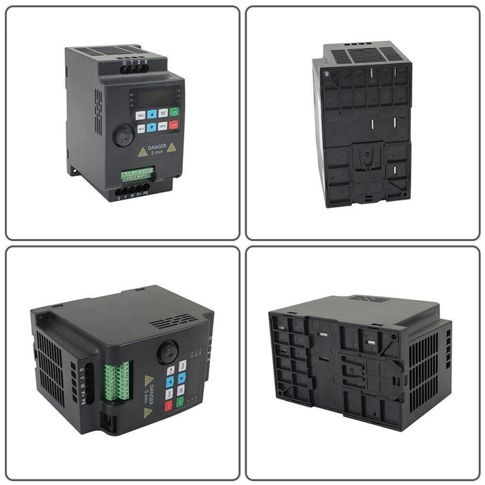 DURAFORCE 3HP 2.2KW Variable Frequency Drive VFD for 3-Phase Motor Speed Control