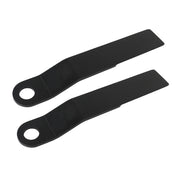 DURAFORCE 2pcs Heavy Duty Steel Mower AR400 For King Skidsteer Brush Hog Cutter Blades