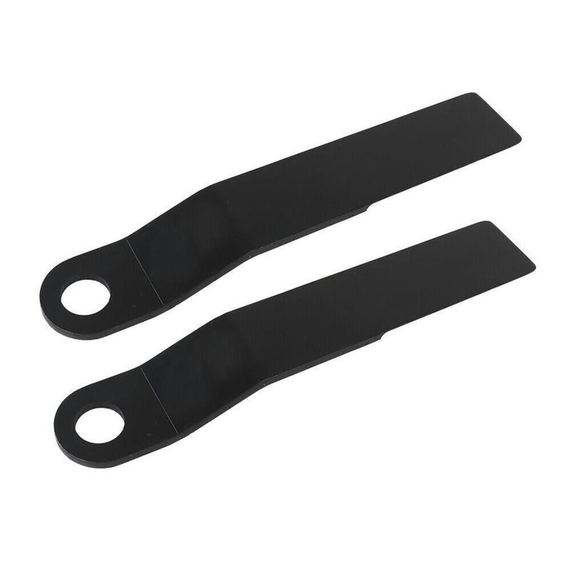DURAFORCE 2pcs Heavy Duty Steel Mower AR400 For King Skidsteer Brush Hog Cutter Blades