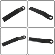 DURAFORCE 2pcs Heavy Duty Steel Mower AR400 For King Skidsteer Brush Hog Cutter Blades