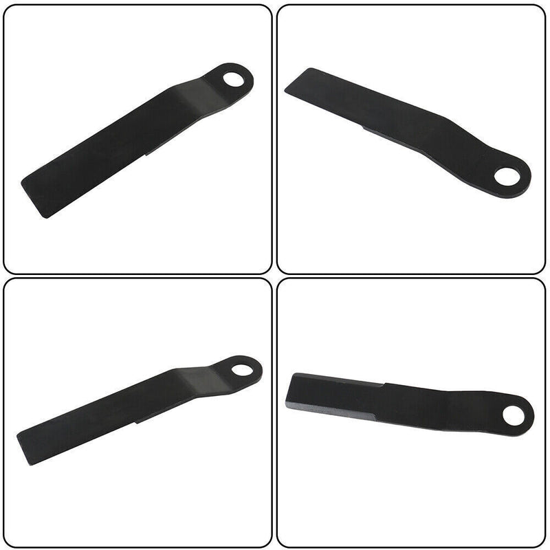 DURAFORCE 2pcs Heavy Duty Steel Mower AR400 For King Skidsteer Brush Hog Cutter Blades