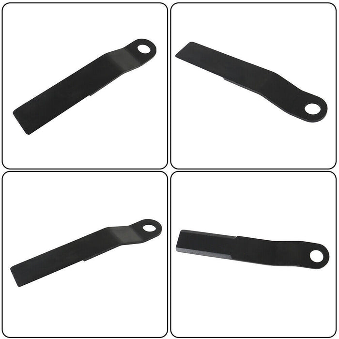 DURAFORCE 2pcs Heavy Duty Steel Mower AR400 For King Skidsteer Brush Hog Cutter Blades