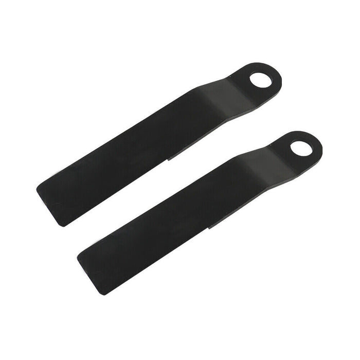 DURAFORCE 2pcs Heavy Duty Steel Mower AR400 For King Skidsteer Brush Hog Cutter Blades