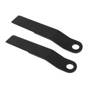 DURAFORCE 2pcs Heavy Duty Steel Mower AR400 For King Skidsteer Brush Hog Cutter Blades