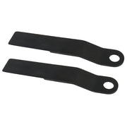 DURAFORCE 2pcs Heavy Duty Steel Mower AR400 For King Skidsteer Brush Hog Cutter Blades
