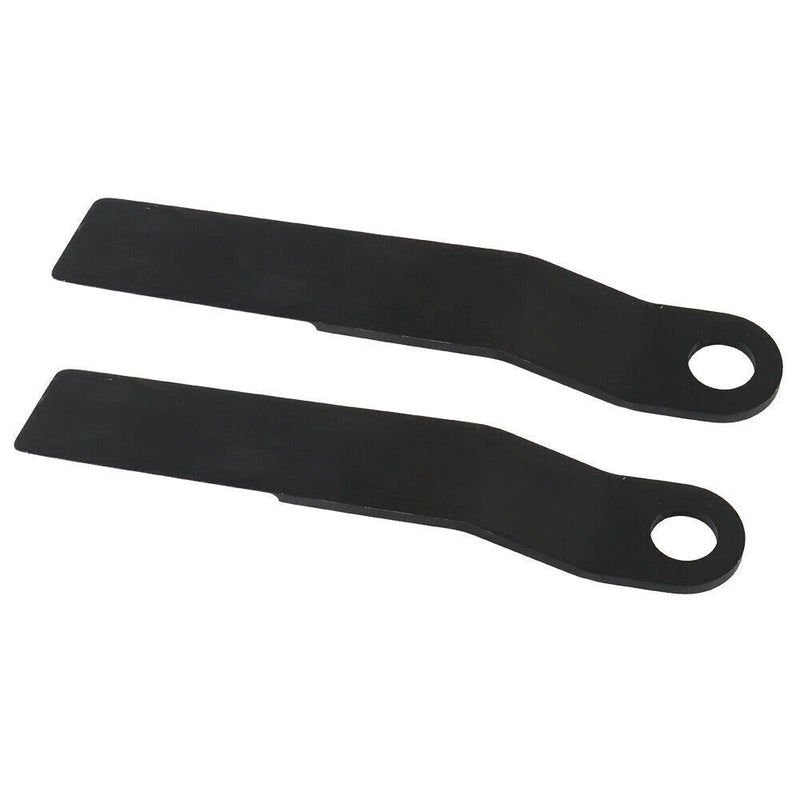 DURAFORCE 2pcs Heavy Duty Steel Mower AR400 For King Skidsteer Brush Hog Cutter Blades
