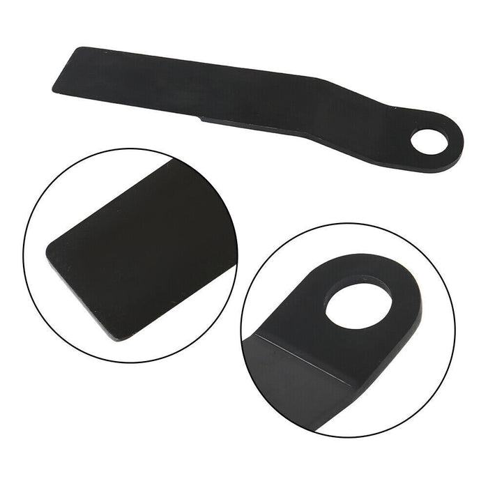 DURAFORCE 2pcs Heavy Duty Steel Mower AR400 For King Skidsteer Brush Hog Cutter Blades