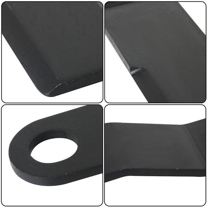 DURAFORCE 2pcs Heavy Duty Steel Mower AR400 For King Skidsteer Brush Hog Cutter Blades