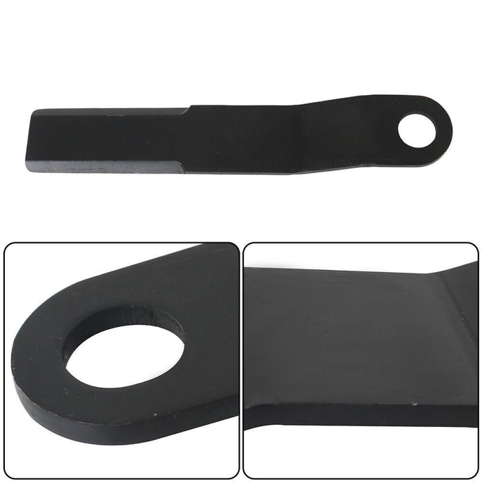 DURAFORCE 2pcs Heavy Duty Steel Mower AR400 For King Skidsteer Brush Hog Cutter Blades