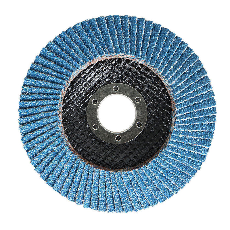 DURAFORCE Flap Disc Sanding Grnding 4-1/2" X 7/8" 40 Grit T29 100 Pcs Premium Zirconia