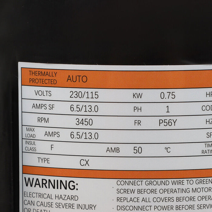 DURAFORCE 1HP Pool Pump Swimming Pool Pump Square Flange B2853 B2853V1 Pool Pump Motor