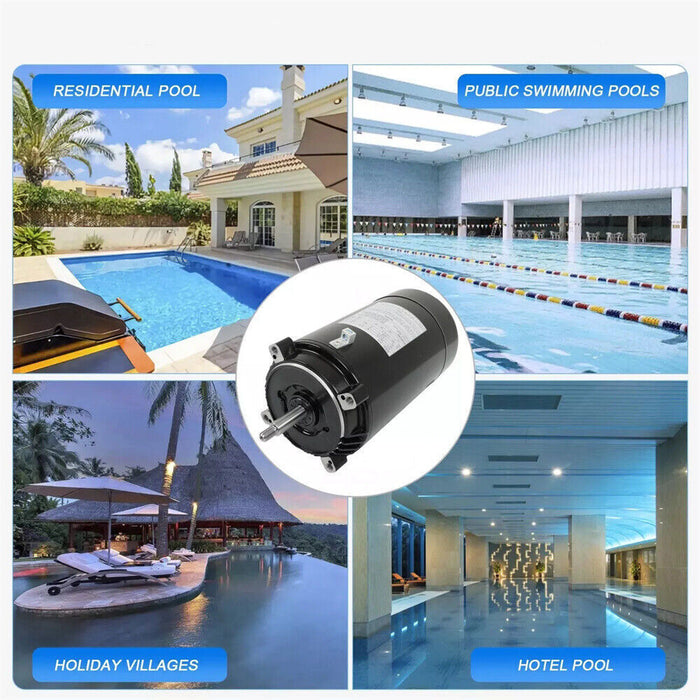 DURAFORCE 1HP Pool Pump Swimming Pool Pump Square Flange B2853 B2853V1 Pool Pump Motor