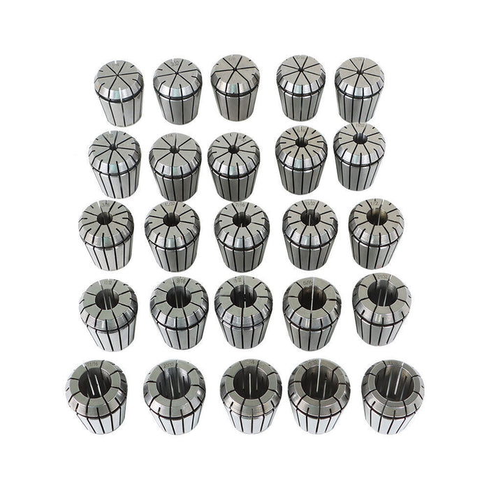 DURAFORCE 25 Pack Collet Set ER32 Collet Chuck 1/16 inch-3/4 inch Holder Spring Collet