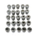 DURAFORCE 25 Pack Collet Set ER32 Collet Chuck 1/16 inch-3/4 inch Holder Spring Collet