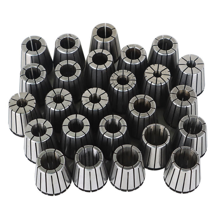 DURAFORCE 25 Pack Collet Set ER32 Collet Chuck 1/16 inch-3/4 inch Holder Spring Collet