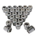 DURAFORCE 25 Pack Collet Set ER32 Collet Chuck 1/16 inch-3/4 inch Holder Spring Collet