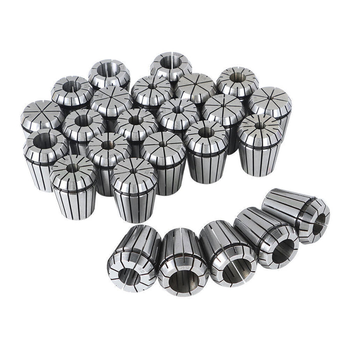 DURAFORCE 25 Pack Collet Set ER32 Collet Chuck 1/16 inch-3/4 inch Holder Spring Collet