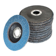 DURAFORCE 100 Pack 80 Grit 4.5''x7/8'' Premium Zirconia Flap Disc Sanding Grinding T29 New