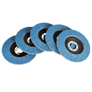 DURAFORCE 100 Pack 80 Grit 4.5''x7/8'' Premium Zirconia Flap Disc Sanding Grinding T29 New